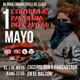NOTA DE PRENSA 29/04/2020 – BLOQUE COMBATIVO 1ºMAYO