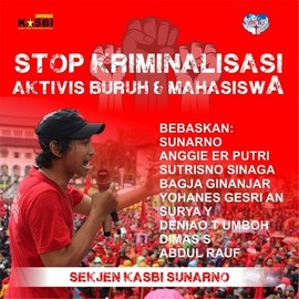 STOP A LA CRIMINALIZACIÓN DE LA ACCIÓN SINDICAL EN INDONESIA