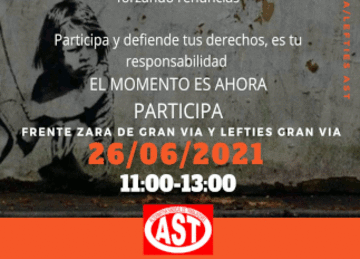 CONCENTRACION ZARA 26-06-21