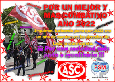 POR UN MEJOR Y MAS COMBATIVO AÑO 2022 POR UN MEJOR Y MAS COMBATIVO AÑO 2022