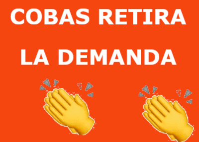 COBAS RETIRA LA DEMANDA