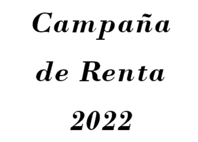 Campaña de la Renta de 2022