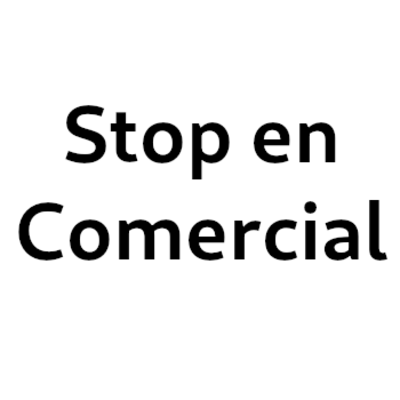 Stop en Comercial