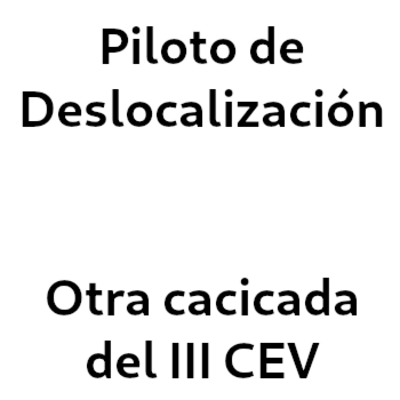 Piloto de Deslocalización