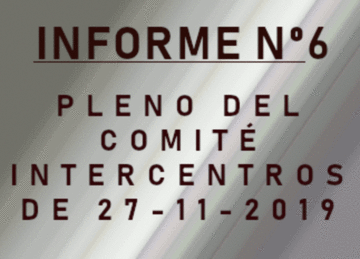 Pleno del Comité Intercentros de 27-11-2019
